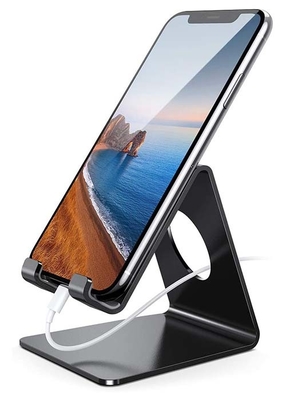 Universal Aluminum Folding Desktop Phone Stand For 4 Inch 8 Inch Telephone