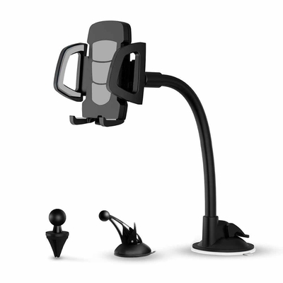 Long Arm Flexible Car Dashboard Phone Mount 3 In 1 Strong suction  65mm width