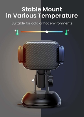 Windscreen Car Dashboard Phone Mount Suction Cup 76mm Long Arm